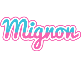 Mignon woman logo