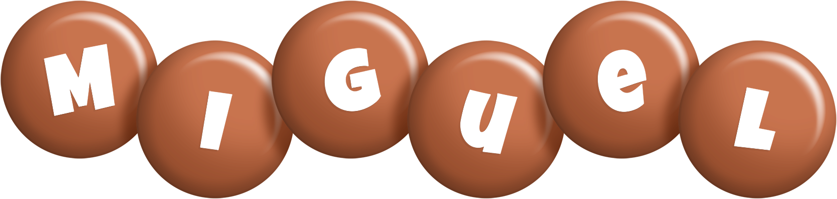 Miguel candy-brown logo