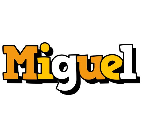 Miguel cartoon logo