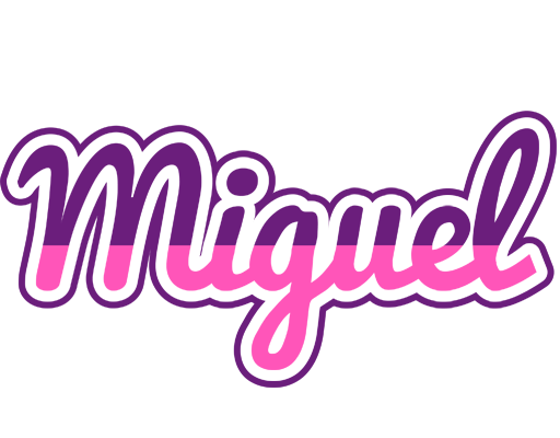Miguel cheerful logo