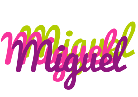 Miguel flowers logo