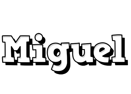 Miguel snowing logo