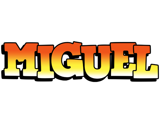 Miguel sunset logo