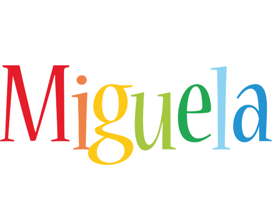 Miguela birthday logo