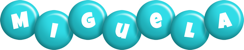 Miguela candy-azur logo