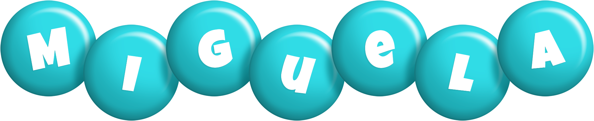 Miguela candy-azur logo