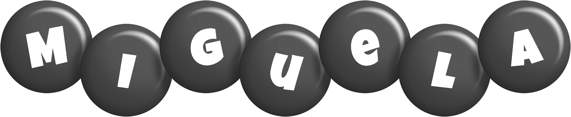 Miguela candy-black logo
