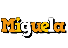 Miguela cartoon logo