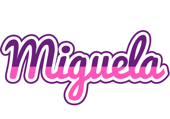 Miguela cheerful logo