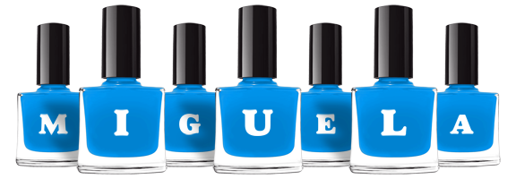 Miguela glossy logo