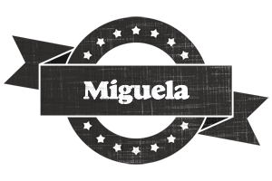 Miguela grunge logo