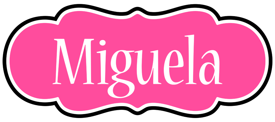 Miguela invitation logo