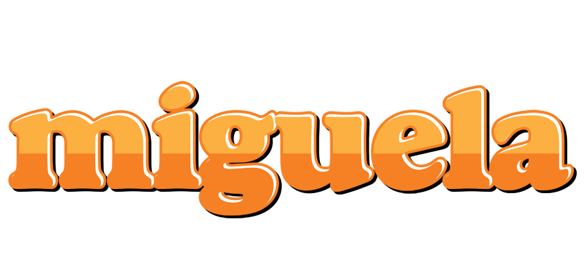Miguela orange logo