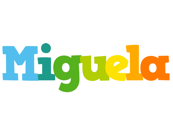 Miguela rainbows logo