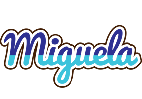 Miguela raining logo
