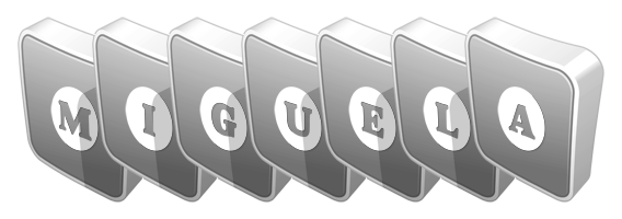 Miguela silver logo