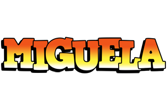 Miguela sunset logo