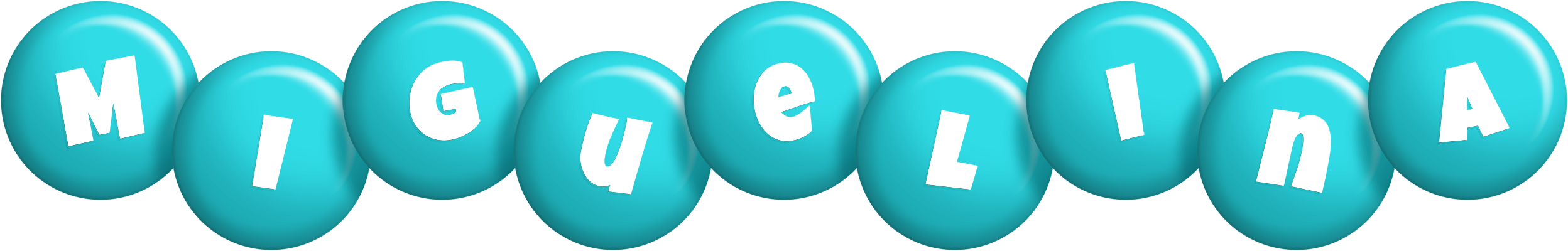 Miguelina candy-azur logo