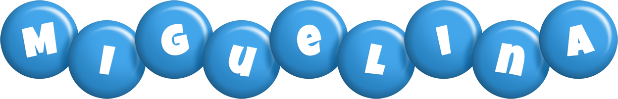 Miguelina candy-blue logo