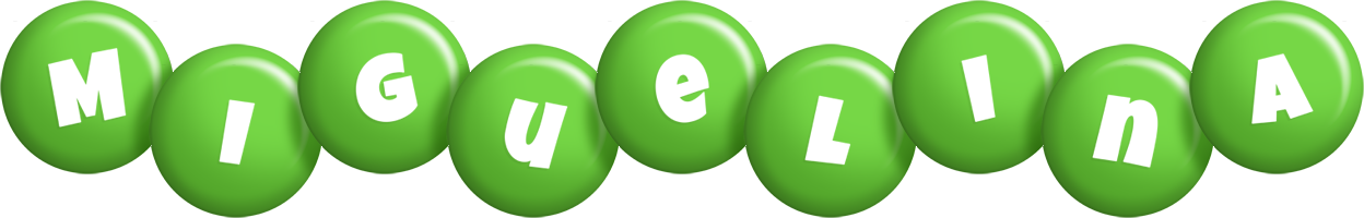 Miguelina candy-green logo