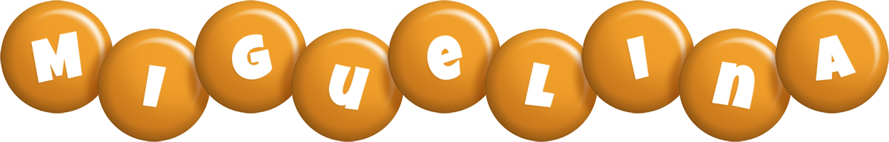 Miguelina candy-orange logo