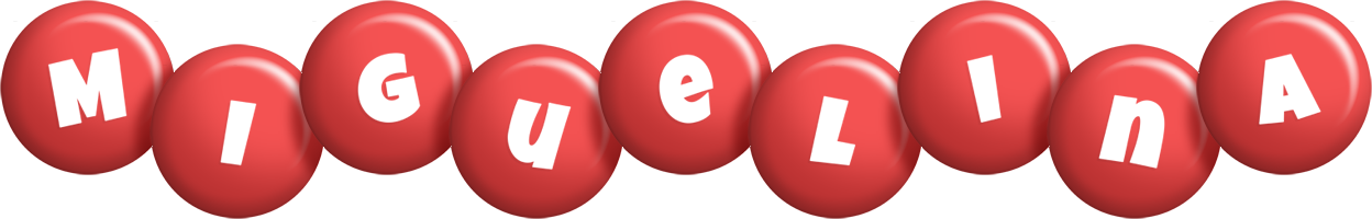 Miguelina candy-red logo