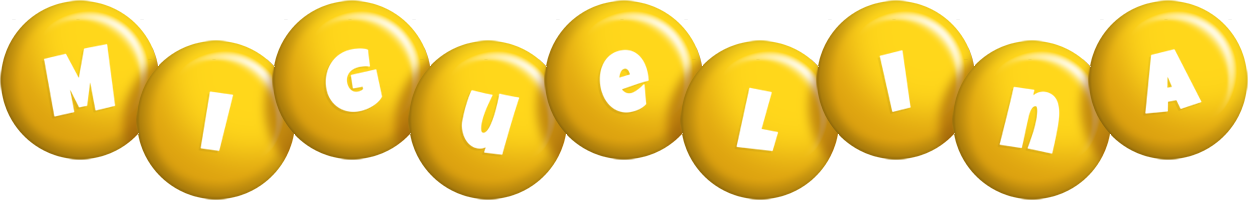 Miguelina candy-yellow logo