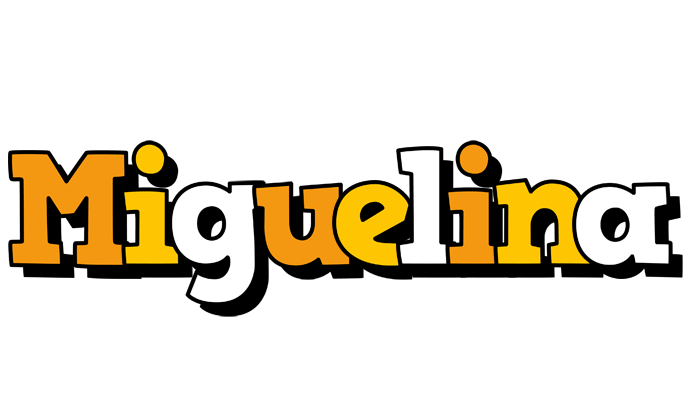 Miguelina cartoon logo