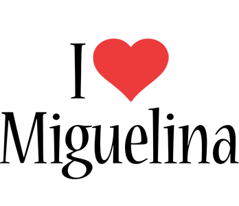 Miguelina i-love logo