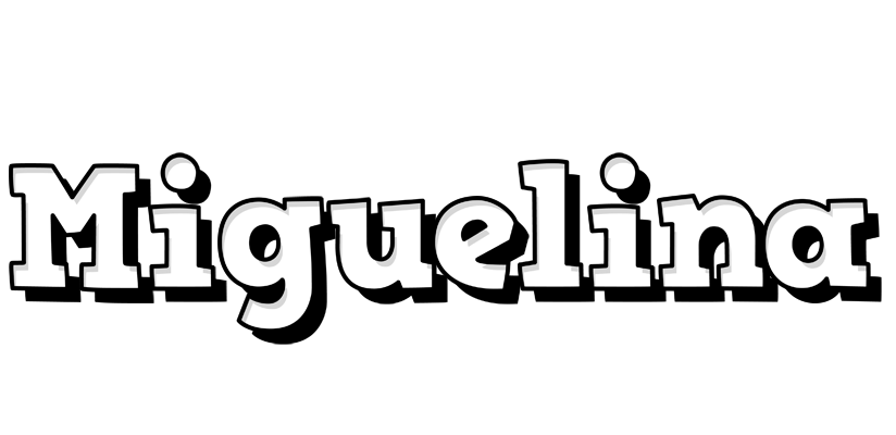 Miguelina snowing logo