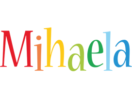 Mihaela birthday logo