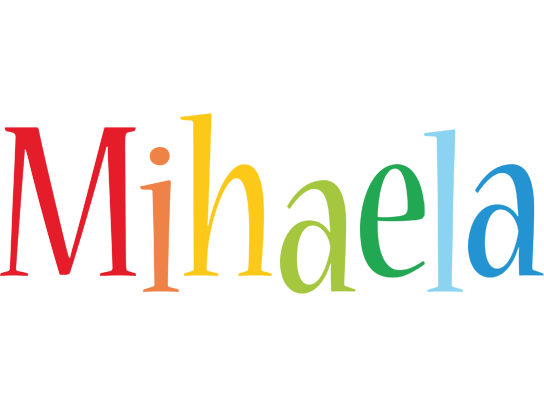 Mihaela birthday logo