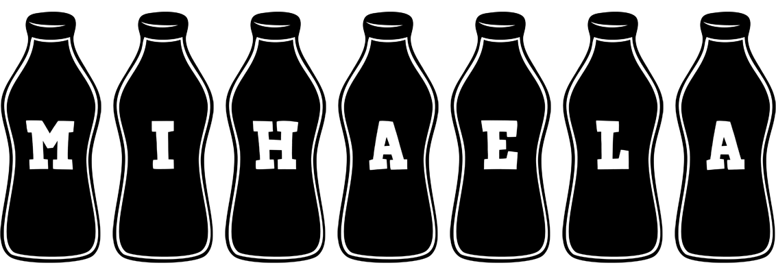 Mihaela bottle logo