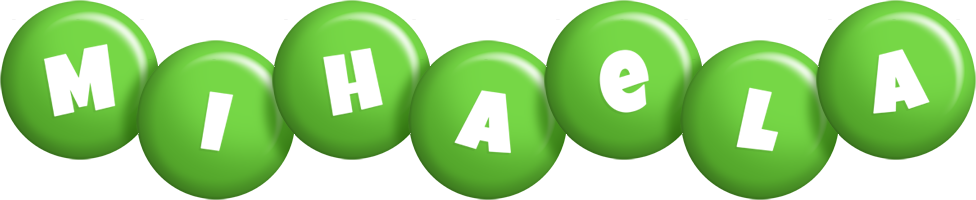 Mihaela candy-green logo