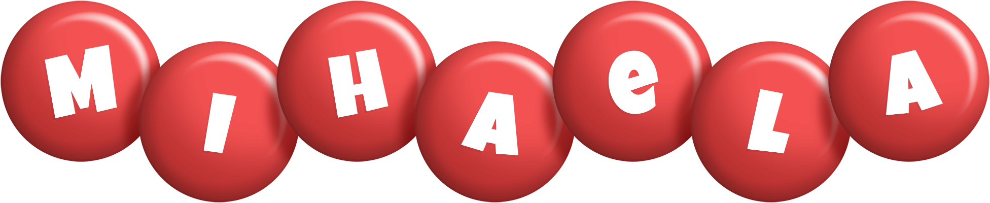Mihaela candy-red logo