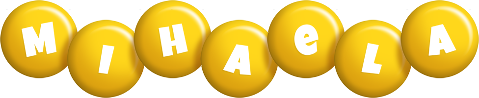 Mihaela candy-yellow logo