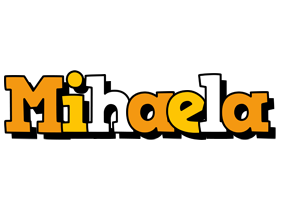 Mihaela cartoon logo