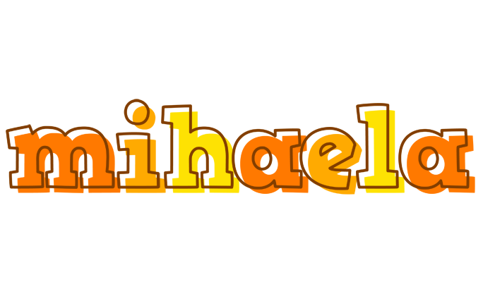 Mihaela desert logo