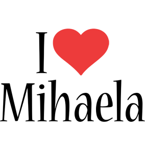 Mihaela i-love logo