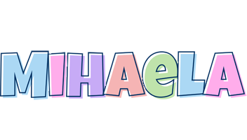 Mihaela pastel logo