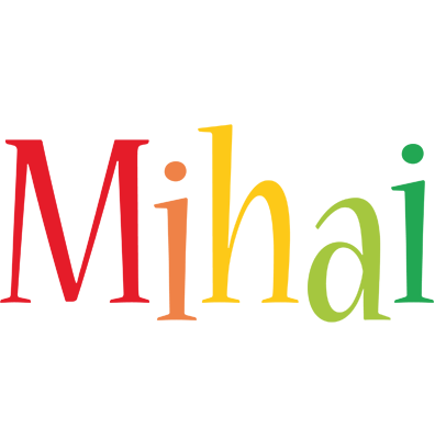 Mihai birthday logo