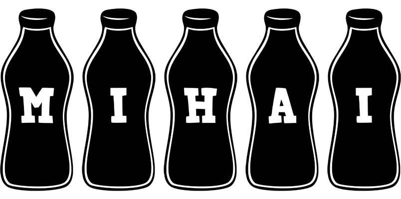 Mihai bottle logo
