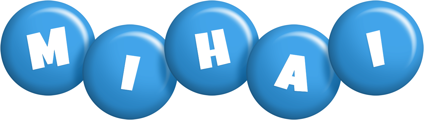 Mihai candy-blue logo