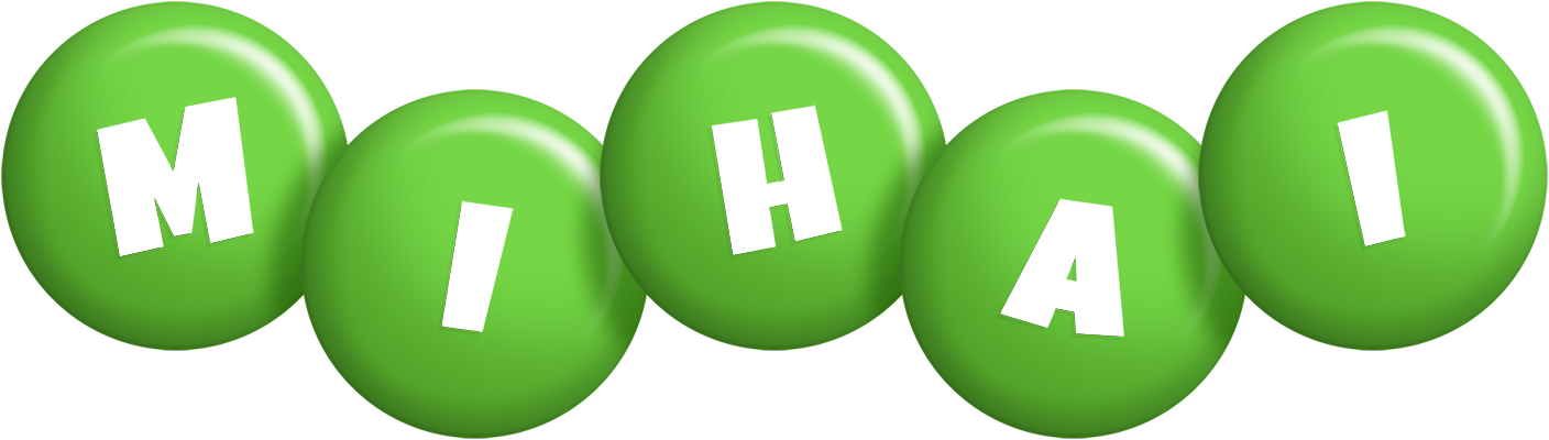 Mihai candy-green logo