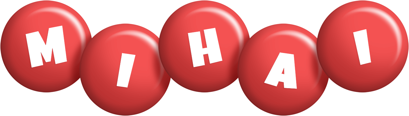 Mihai candy-red logo