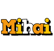 Mihai cartoon logo