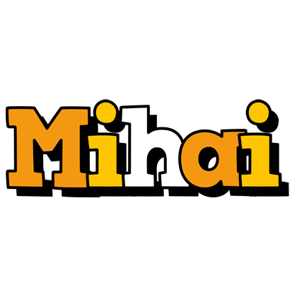 Mihai cartoon logo