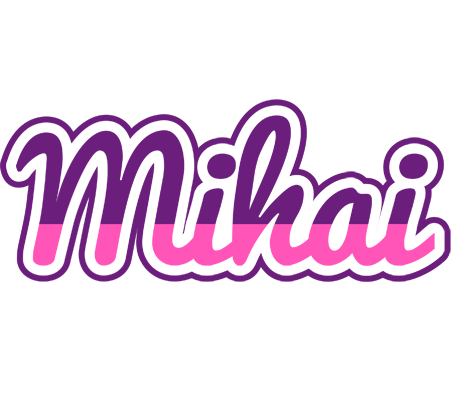 Mihai cheerful logo