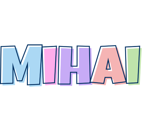 Mihai pastel logo