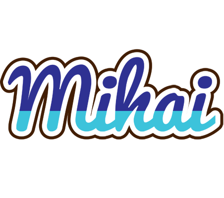 Mihai raining logo